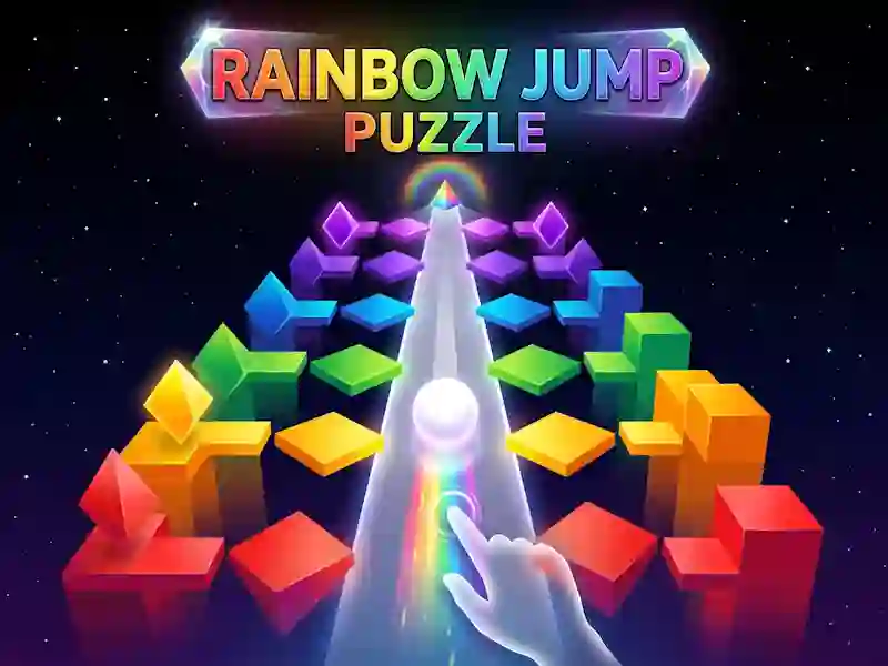ゲームRainbow Jump Puzzleオンライン