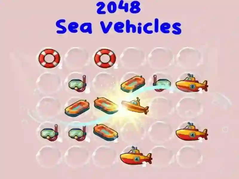 ゲーム2048 海上車両オンライン