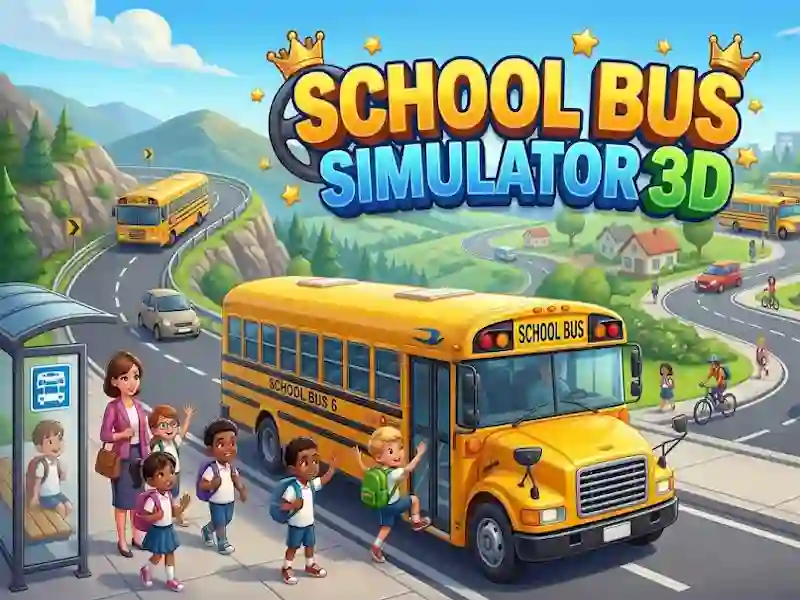 ゲームSchool Bus Simulator 3Dオンライン