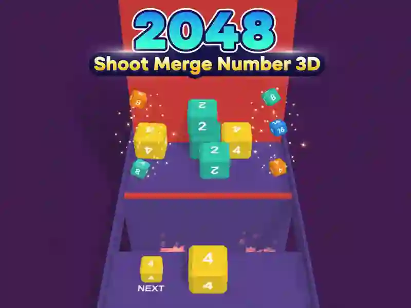ゲーム2048 シュート マージ ナンバー 3Dオンライン