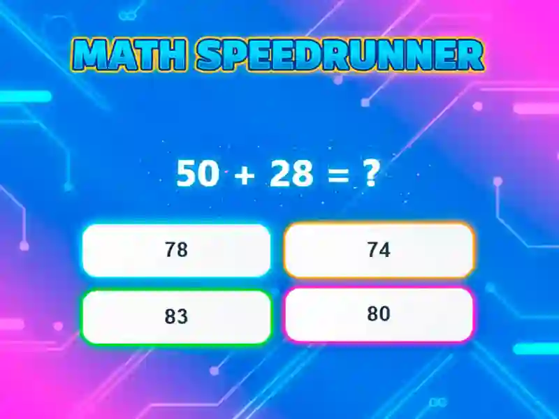 ゲームMath Speedrunnerオンライン
