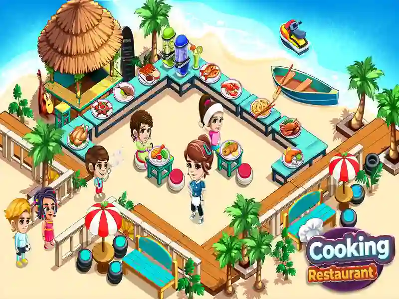 ゲーム調理 レストラン キッチンオンライン