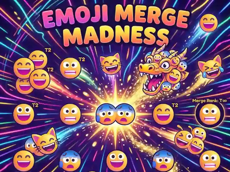 ゲームEmoji Merge Madnessオンライン