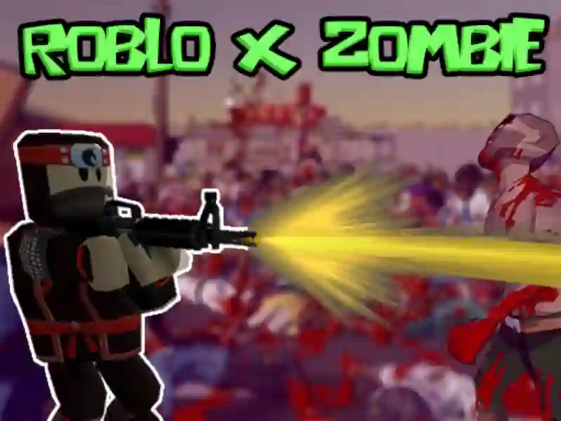 ゲームRoblox Zombieオンライン
