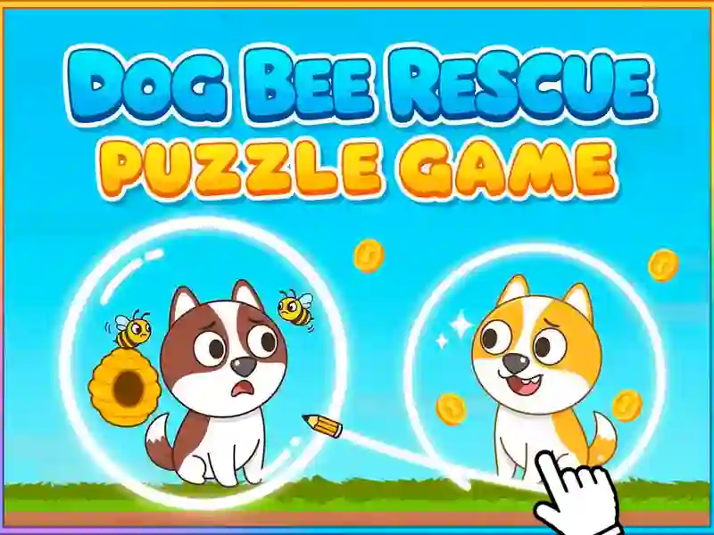ゲーム犬蜂救出パズルゲームオンライン