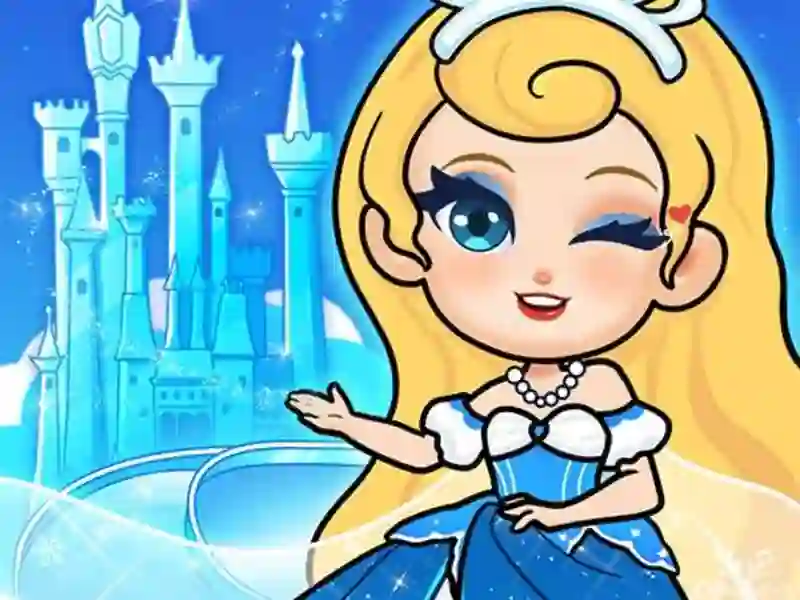 ゲーム紙プリンセスドールドレスアップオンライン