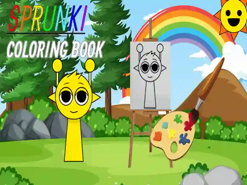ゲームSprunki Coloring Bookオンライン