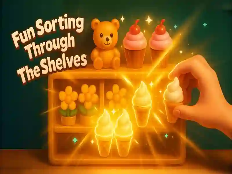 ゲーム棚を通して楽しいソートオンライン ゲーム棚を通して楽しいソートオンライン