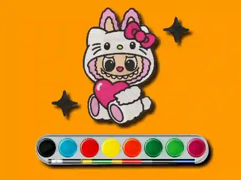 ゲームLabubu Coloring Adventureオンライン