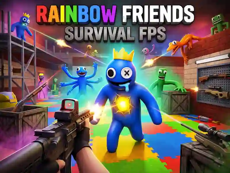 ゲームRainbow Friends Survival FPSオンライン