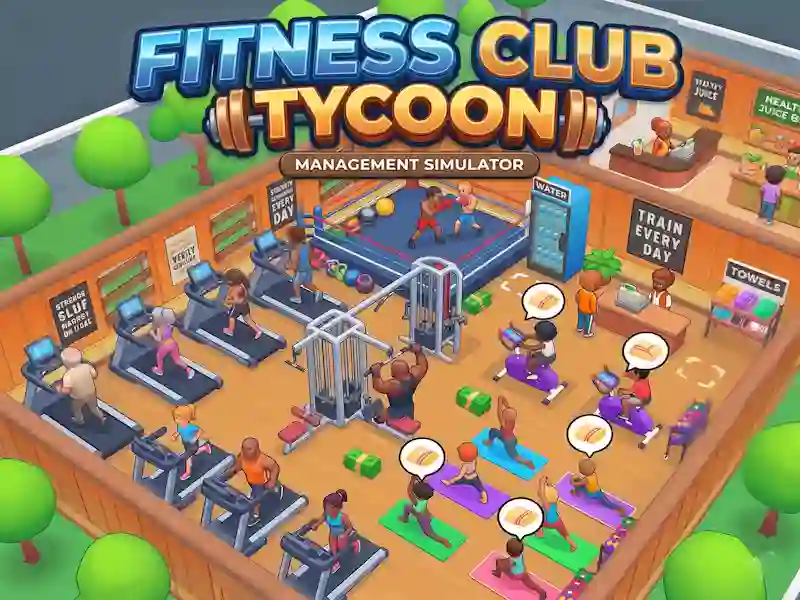 ゲームFitness Club Tycoonオンライン