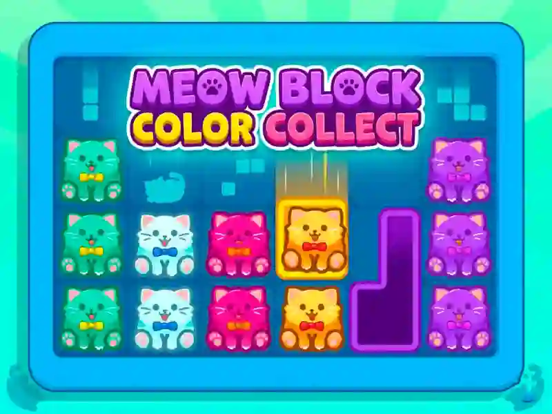 ゲームMeow Block Color Collectオンライン