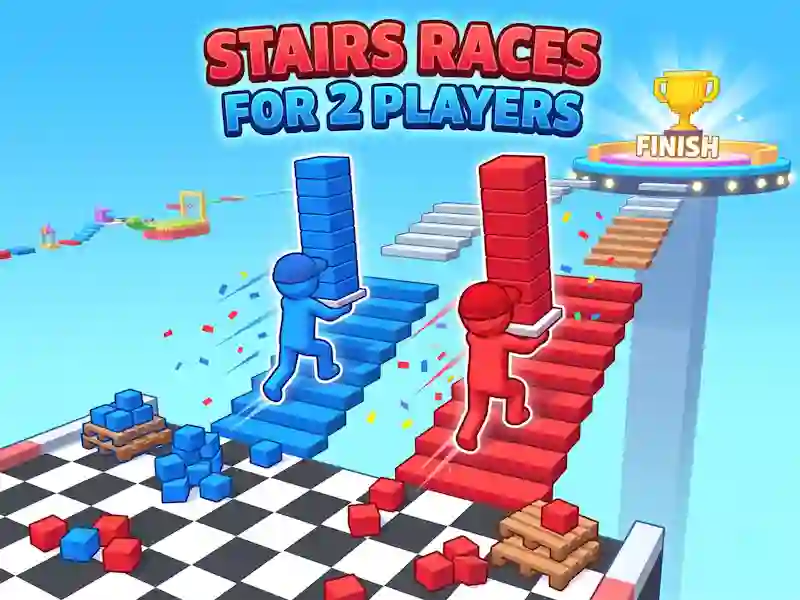 ゲームStairs Races For 2 Playersオンライン