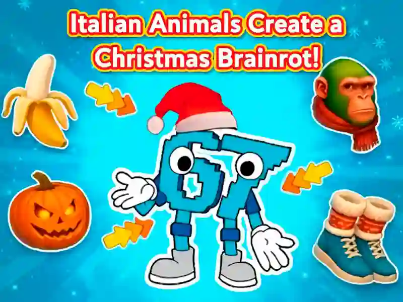 ゲームイタリアの動物たちがクリスマスの頭脳を狂わせる!オンライン