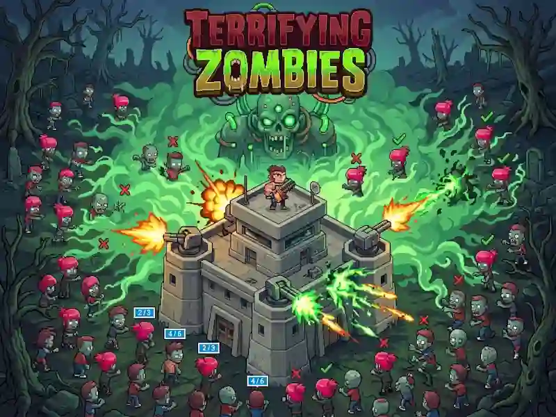 ゲームTerrifying Zombiesオンライン