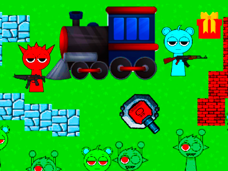 ゲームSprunki Dead Railsオンライン