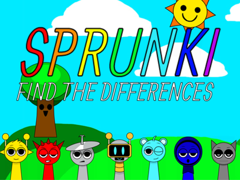 ゲームSprunkiは違いを見つけますオンライン