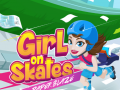 ゲームスケートをする女の子: 紙の炎オンライン