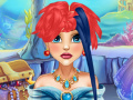 ゲーム人魚姫のリアルヘアカットオンライン