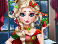 ゲームアイスクイーン - クリスマスリアルヘアカットオンライン