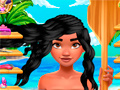 ゲームポリネシアの princess: 本物のヘアカットオンライン