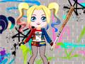 ゲーム可愛いハーレイ・クィンのドレスアップオンライン