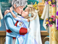 ゲーム氷の女王の結婚式のキスオンライン