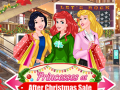 ゲームクリスマス後のセールのプリンセスたちオンライン