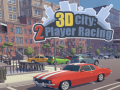 ゲーム3Dシティ：2人プレイヤーレーシングオンライン