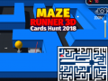 ゲームメイズランナー3D: カードハント2018オンライン