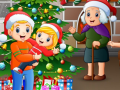 ゲームクリスマス祝いジグソーパズルオンライン