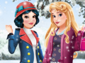 ゲームオーロラと白雪姫のウィンターファッションオンライン