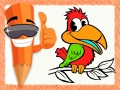 ゲーム鳥の塗り絵オンライン