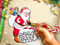ゲームサンタのクリスマスぬりえオンライン