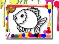 ゲーム魚のぬりえ帳オンライン