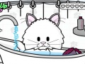 ゲーム甘やかされた足: 子猫のケアオンライン