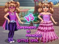 ゲーム小さな女の子のスーパーヒーロー vs プリンセスオンライン