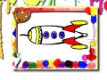 ゲームロケット塗り絵オンライン