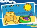 ゲーム夏の塗り絵オンライン