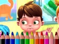 ゲーム学校に戻る：赤ちゃんの塗り絵本オンライン