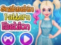 ゲームヘビ革パターンファッションオンライン