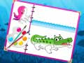 ゲーム海の生き物 塗り絵ブックオンライン