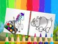 ゲーム面白い動物の塗り絵オンライン