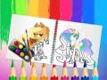 ゲームスイートポニー塗り絵オンライン
