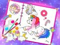 ゲーム素晴らしいかわいいユニコーン塗り絵オンライン