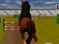 ゲームジャンプする馬 3Dオンライン