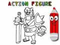 ゲーム学校に戻る：アクションフィギュアの塗り絵オンライン