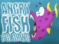 ゲーム怒っている魚の塗り絵オンライン