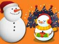 ゲーム重力雪だるまクリスマスオンライン