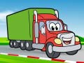 ゲーム幸せなトラックの塗り絵オンライン